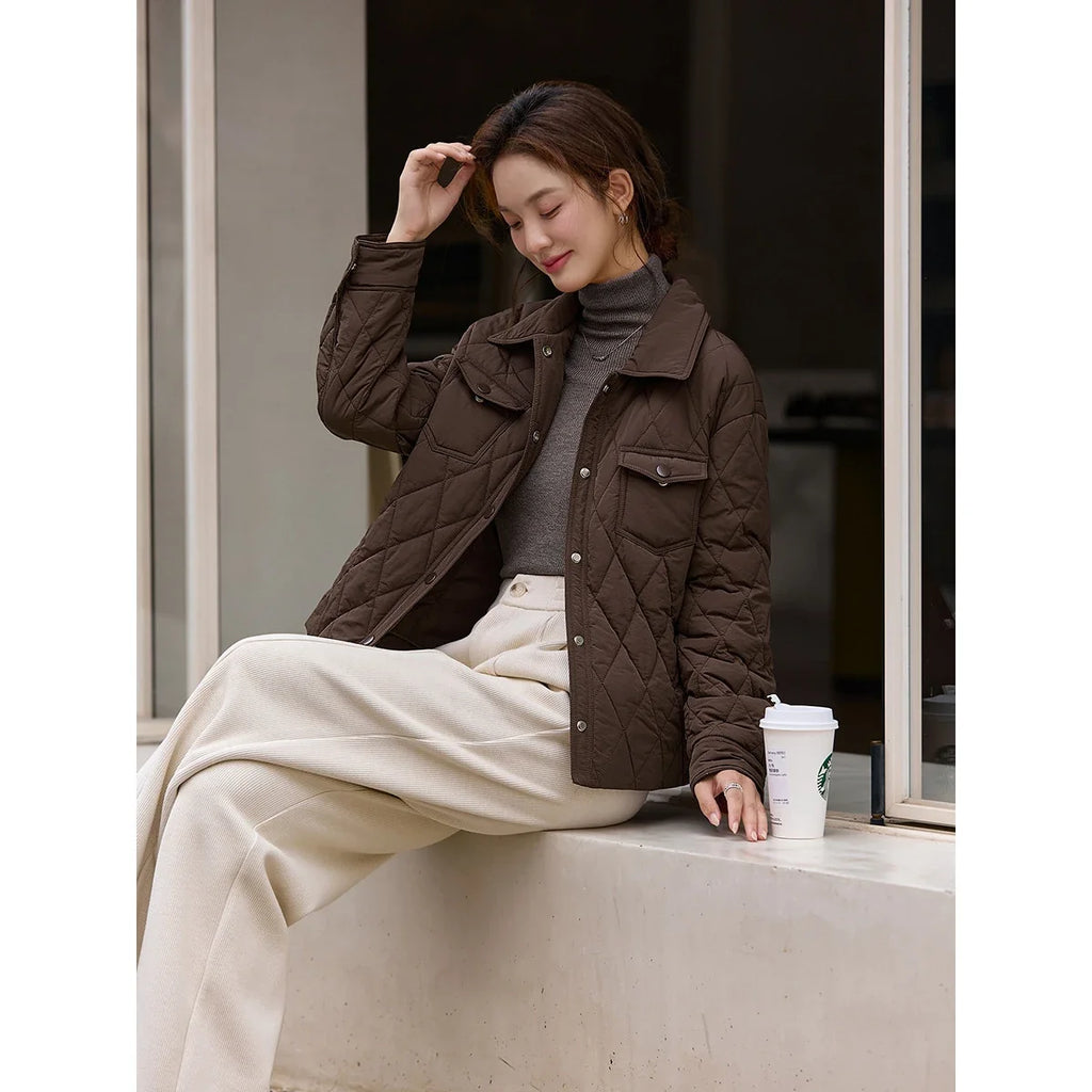 Belted Quilted Utility Jacket
