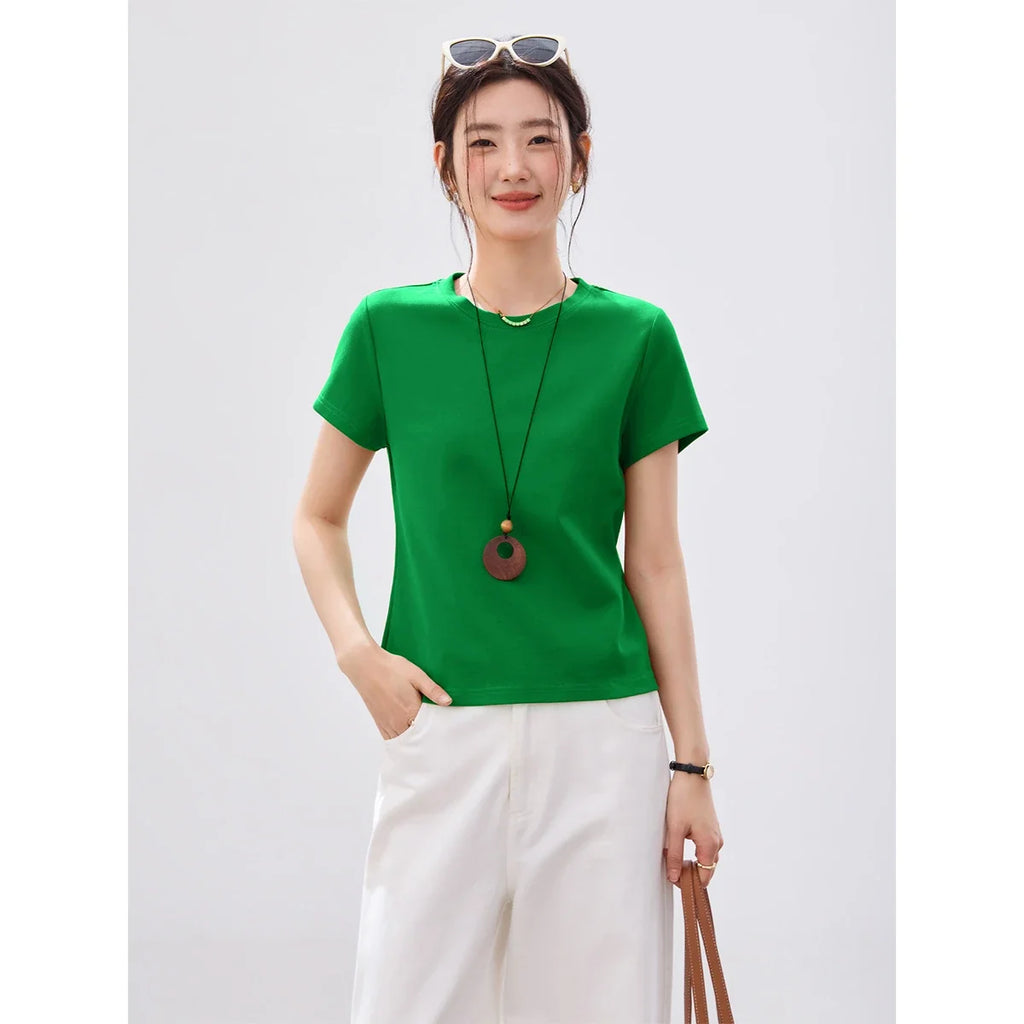 Classic Crew-Neck Short-Sleeve Tee