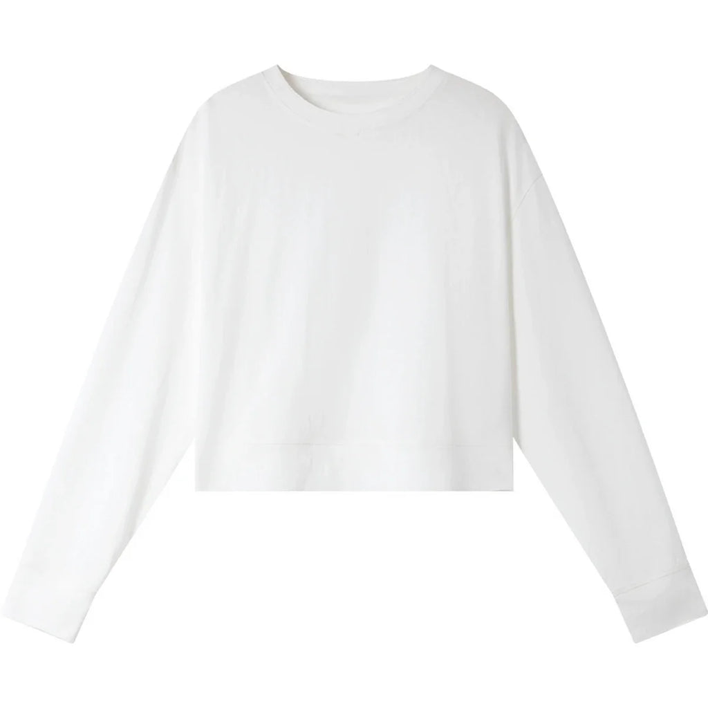 Relaxed Crew-Neck Long-Sleeve Tee