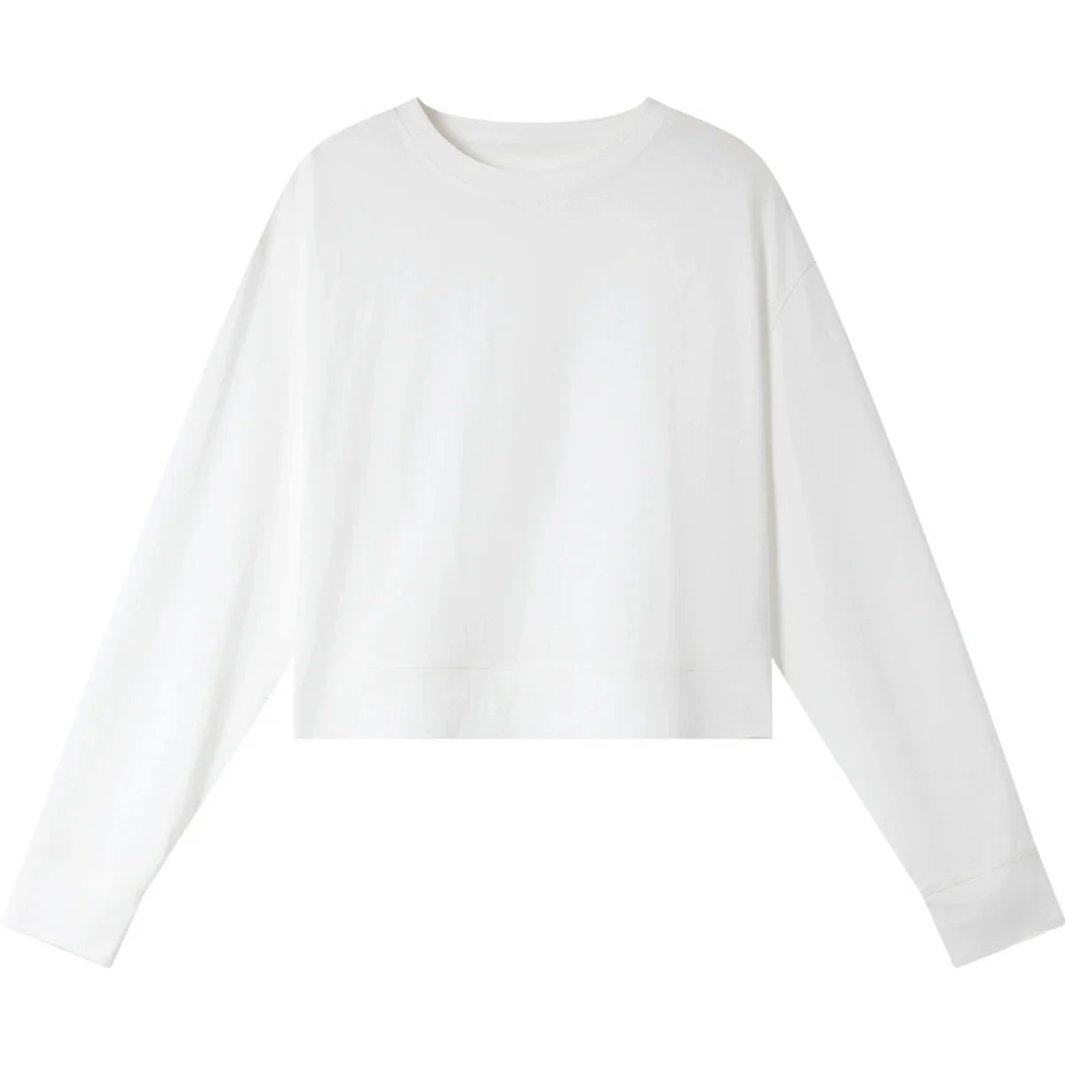 Relaxed Crew-Neck Long-Sleeve Tee