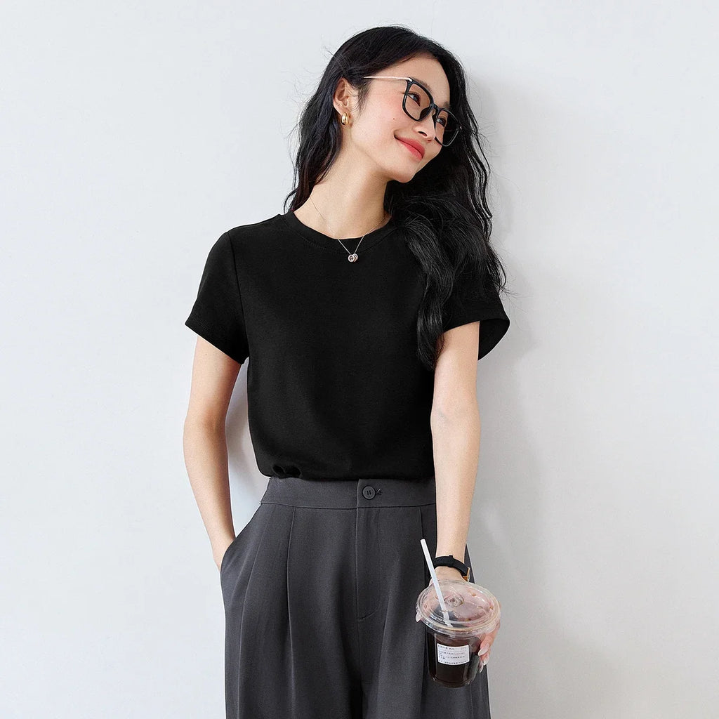 Relaxed Crew-Neck Short-Sleeve Tee