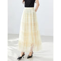 Sequin Tiered Maxi Skirt