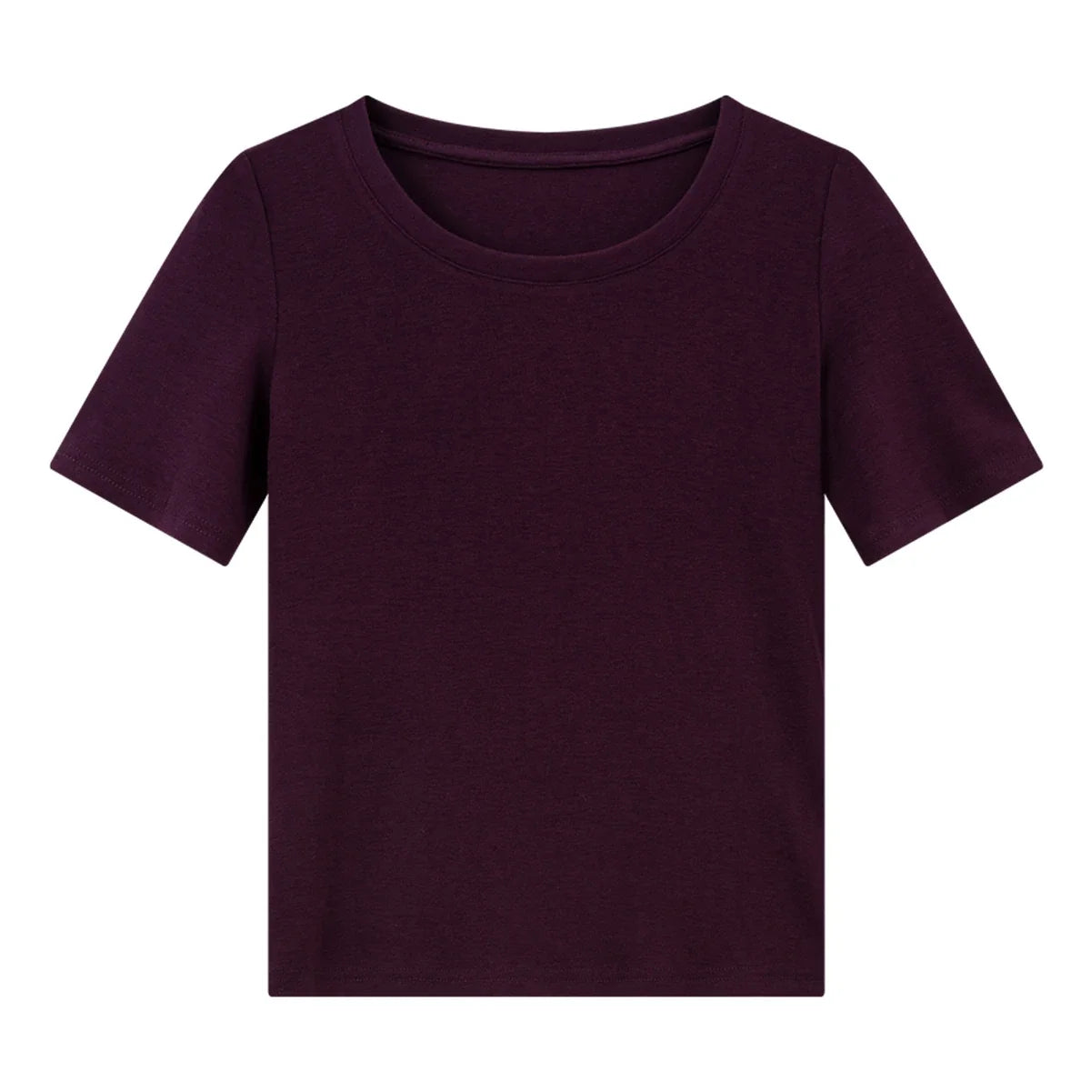 Minimal Crew-Neck Short-Sleeve Tee