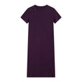 Frog-Button Slit-Hem Midi Dress