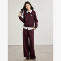 Sweatshirt and Wide-Leg Trouser Set