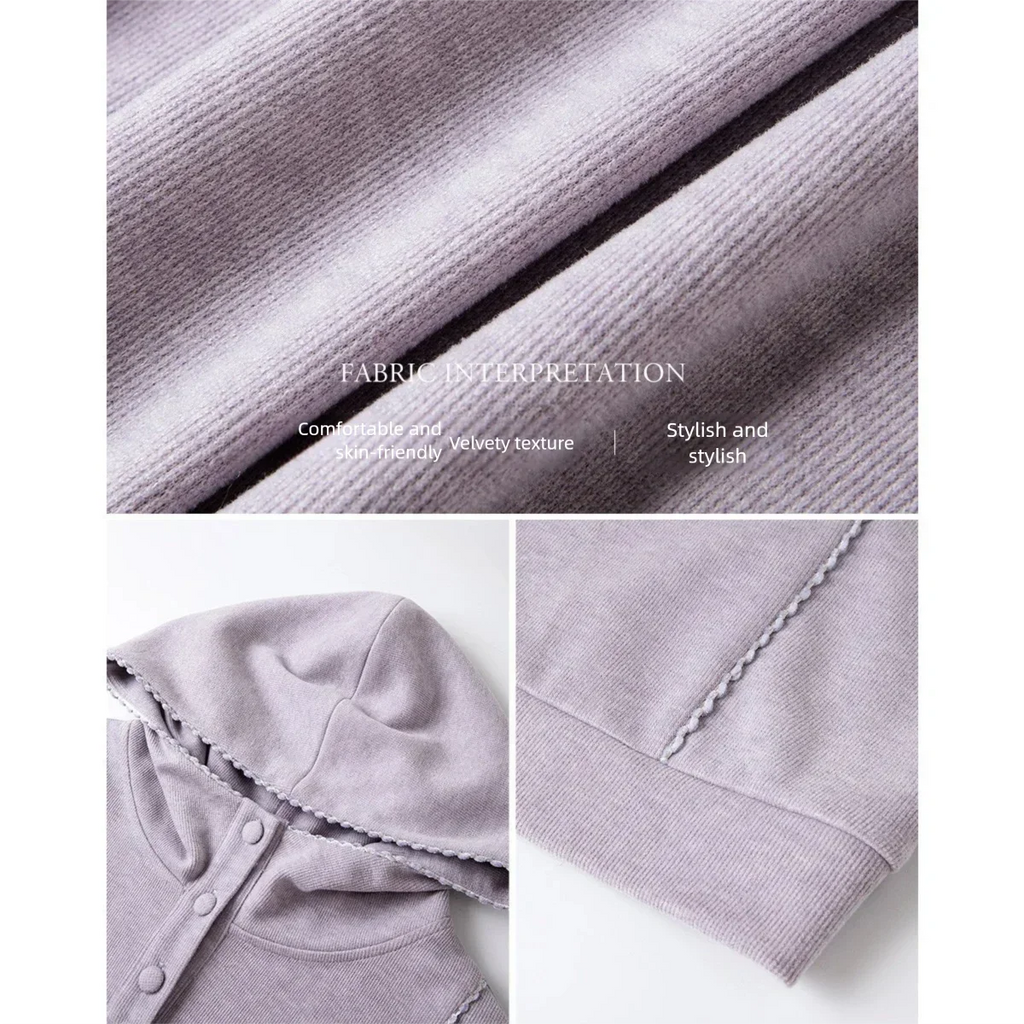 Cropped Pullover Hoodie