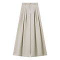 Box-Pleat Wide-Leg Trousers