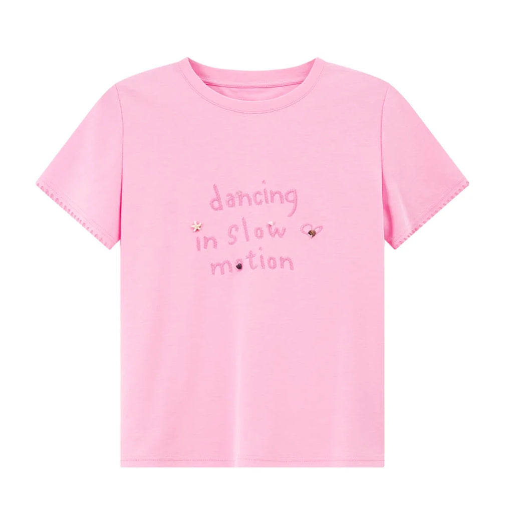 Letter Graphic Short-Sleeve Tee