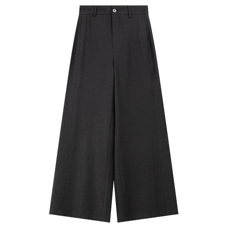 Women's Straight Wide-Leg Trousers