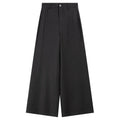 Minimal Straight Wide-Leg Trousers