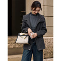 Hooded Drawstring Utility Jacket