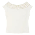 Ruffle-Trim Off-Shoulder Top