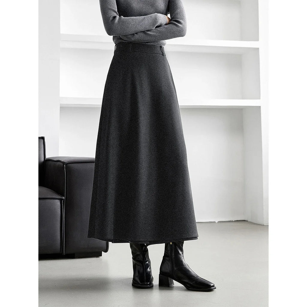 Zip-Pocket Wide-Leg Trousers