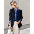 Two-Button Notched Blazer