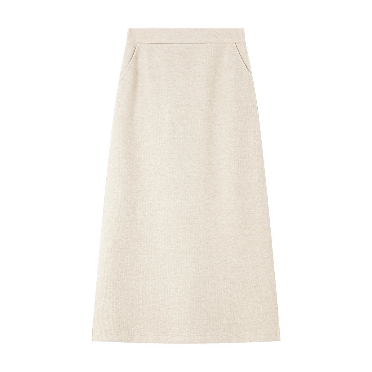Straight Knit Midi Skirt