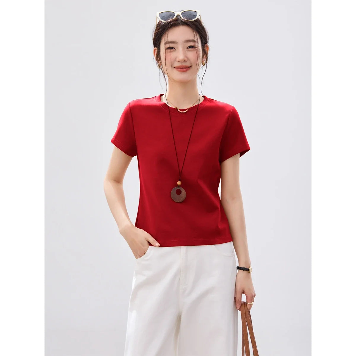 Classic Crew-Neck Short-Sleeve Tee