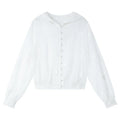 Embroidered Hooded Cropped Jacket