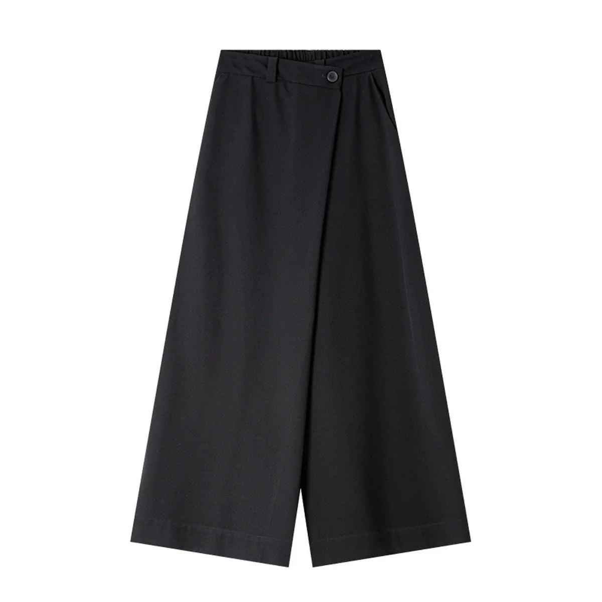 Asymmetric Wide-Leg Culottes