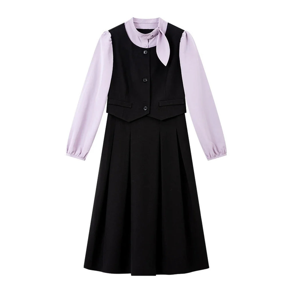 Layered Sleeveless Midi Dress