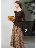 Asymmetric Ruffle-Hem Long-Sleeve Tee