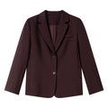 Pocket-Front Notched Blazer